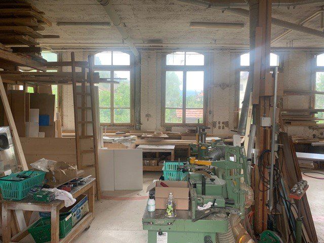 Yoga Tadasana Raum vor der Renovation