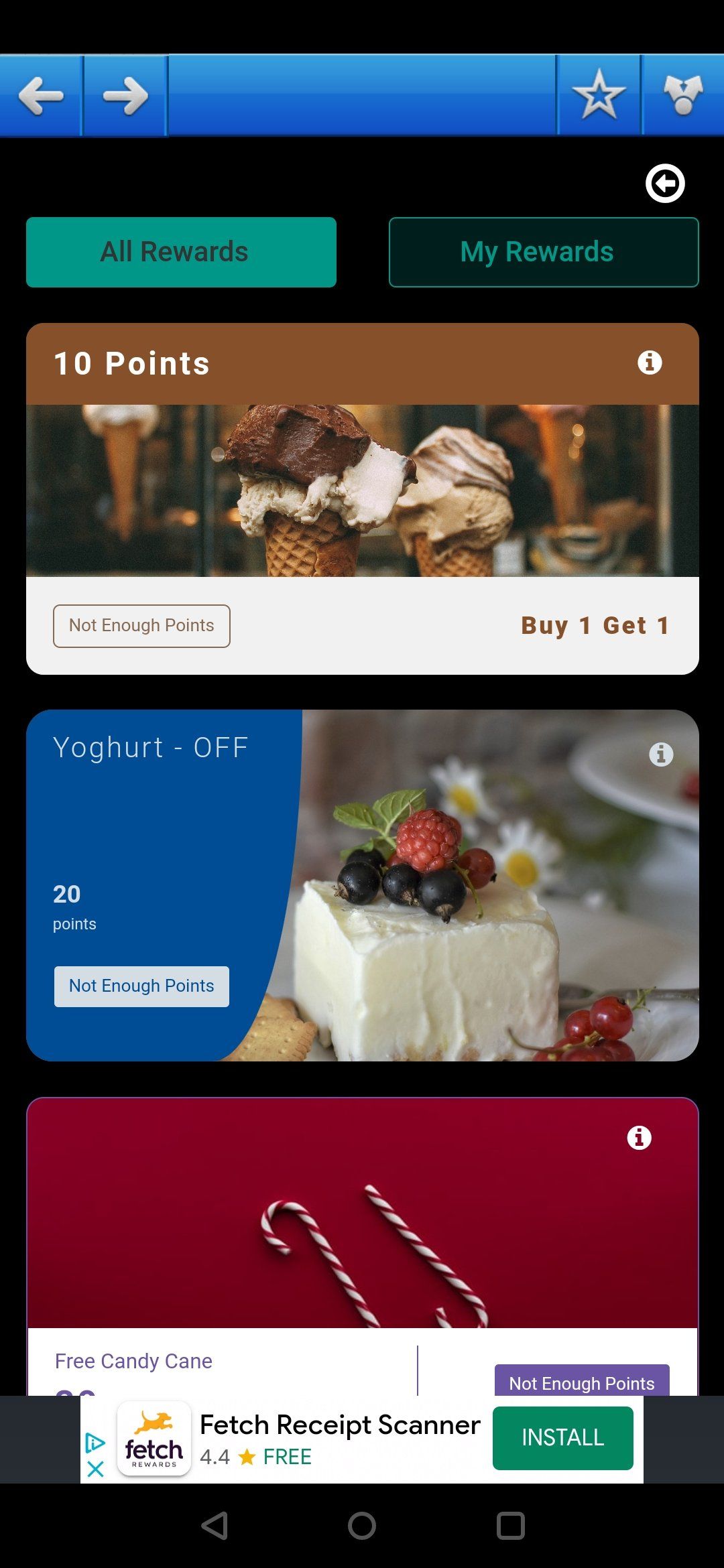 example of rewards