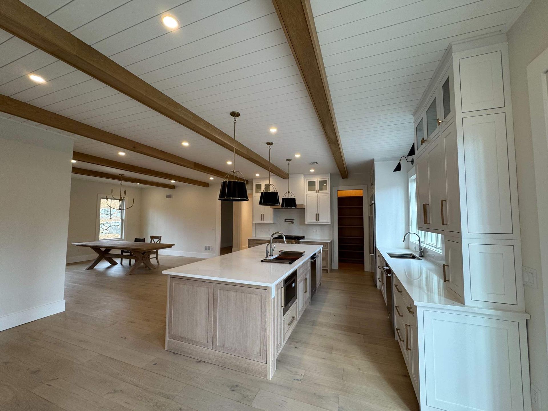 Open-concept kitchen and dining renovation in Northern and Central New Jersey
