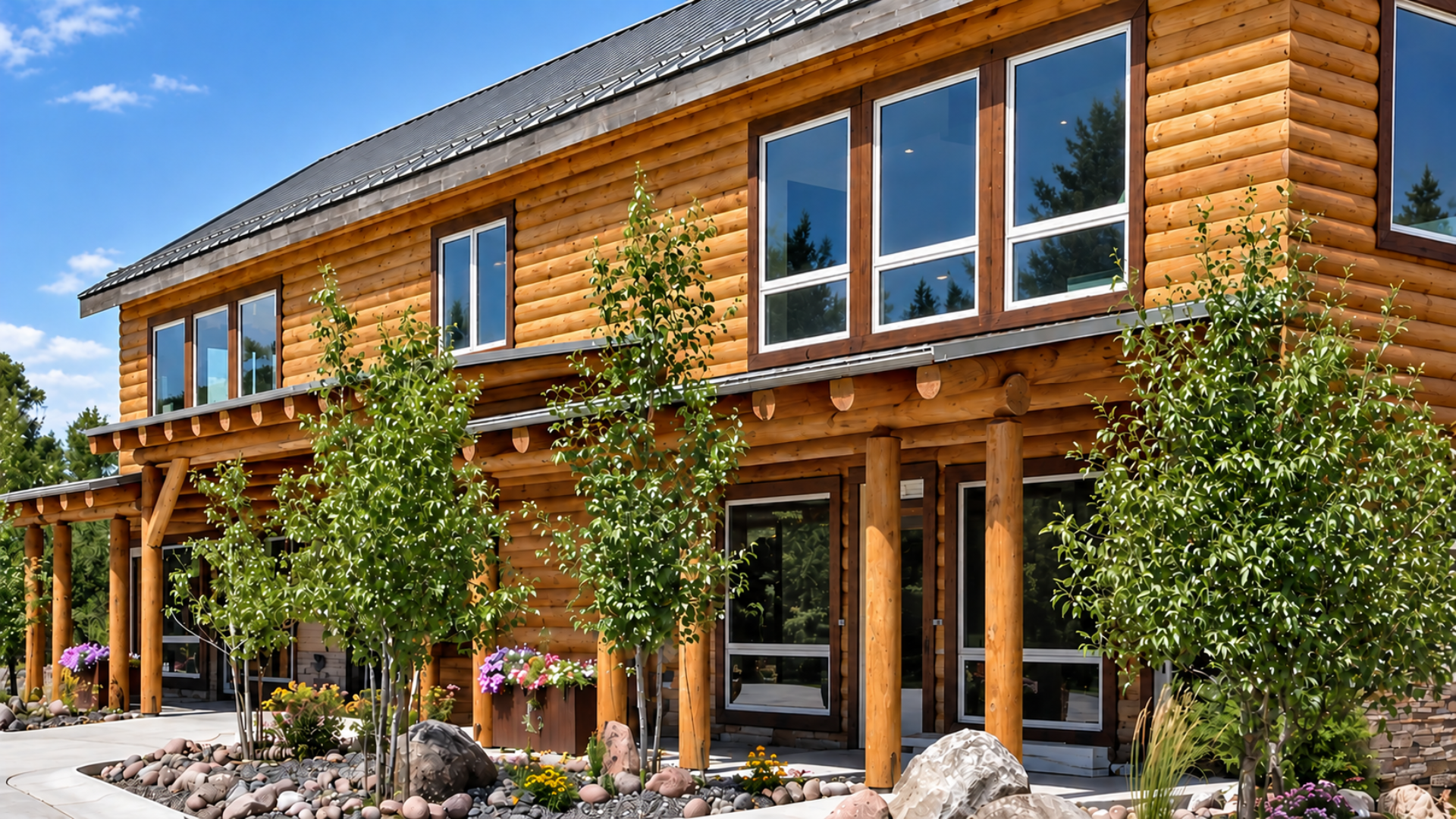A clubhouse at Rio Grande RV Resort