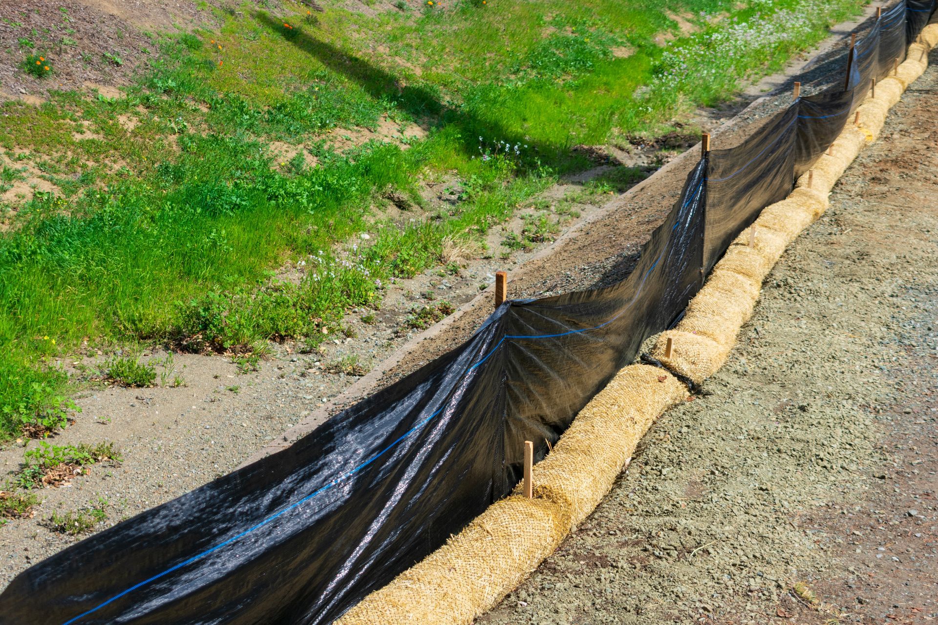 silt fences
