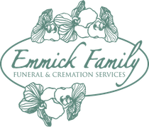 The logo for sample funeral home is shown on a white background.