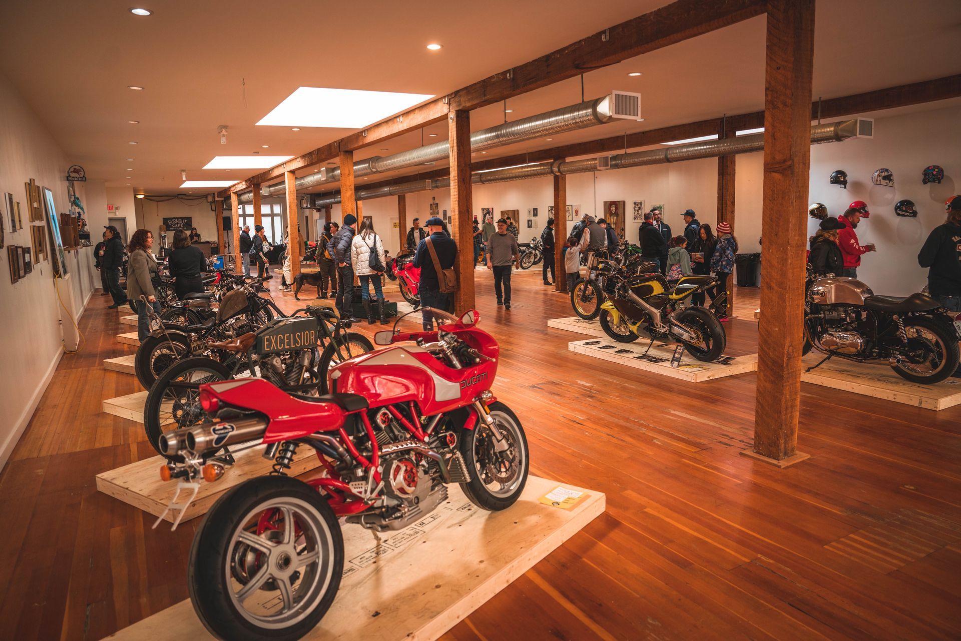 Artopia Art Space with a Collection of Motorcycles