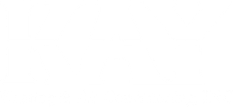 A red and blue logo on a white background.