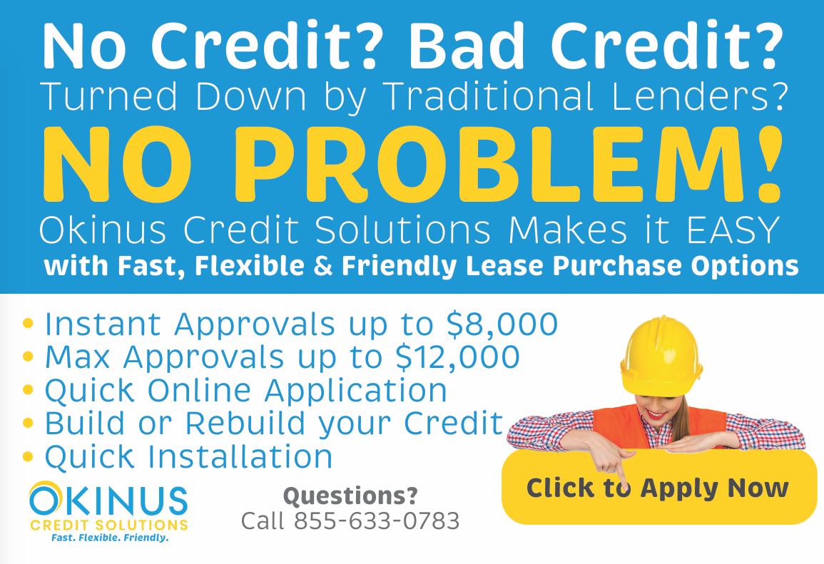 A sign that says no credit bad credit no problem