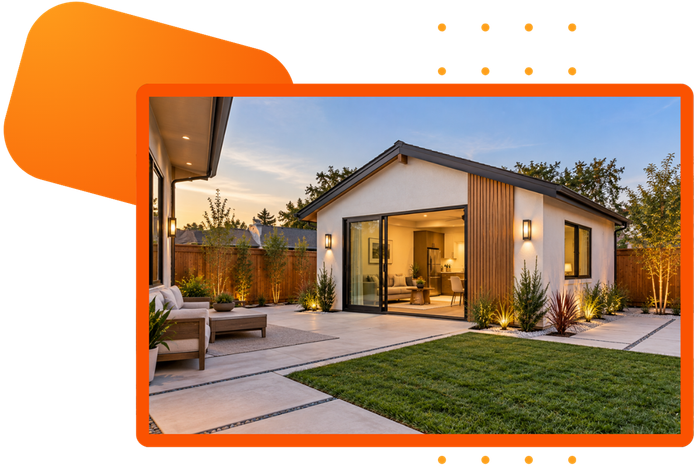 Detached ADU construction in Manteca CA