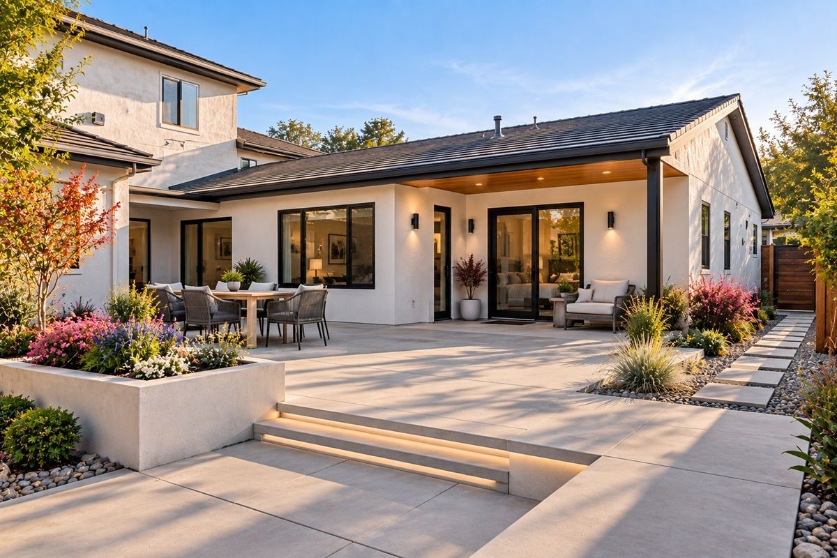 Aesthetic and Modern Attached ADU construction project in Manteca