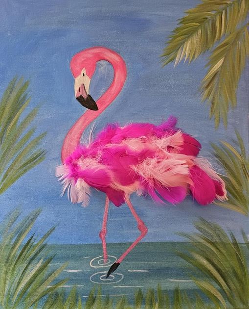 mixed media painting