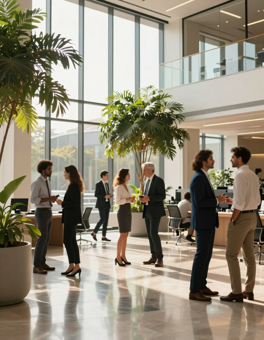 Asset Management — UK commercial office lobby