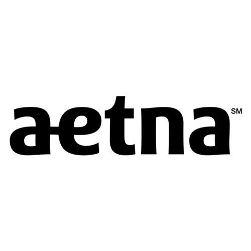 Aetna logo in black text on a white background