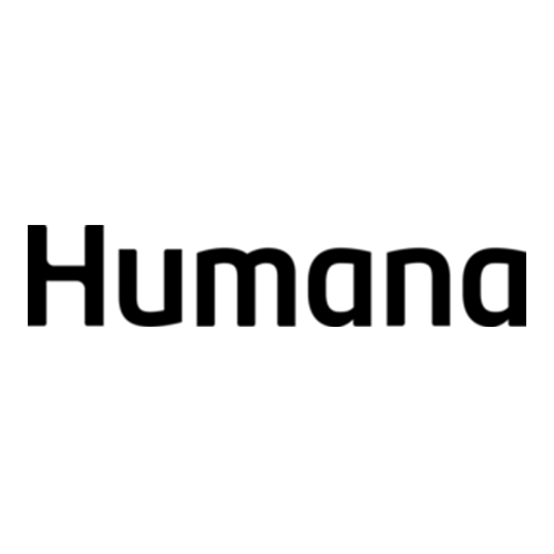Humana logo in black text on a white background