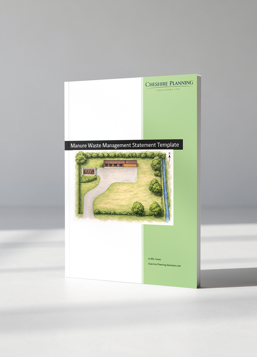 Manure waste management statement template