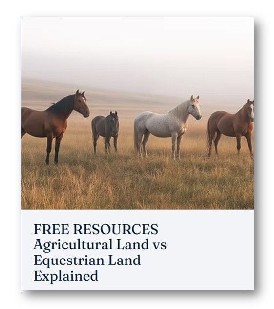 Agricultural vs equestrian land