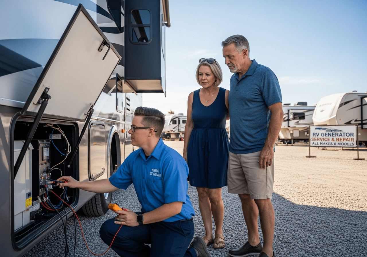 Professional RV generator repair service