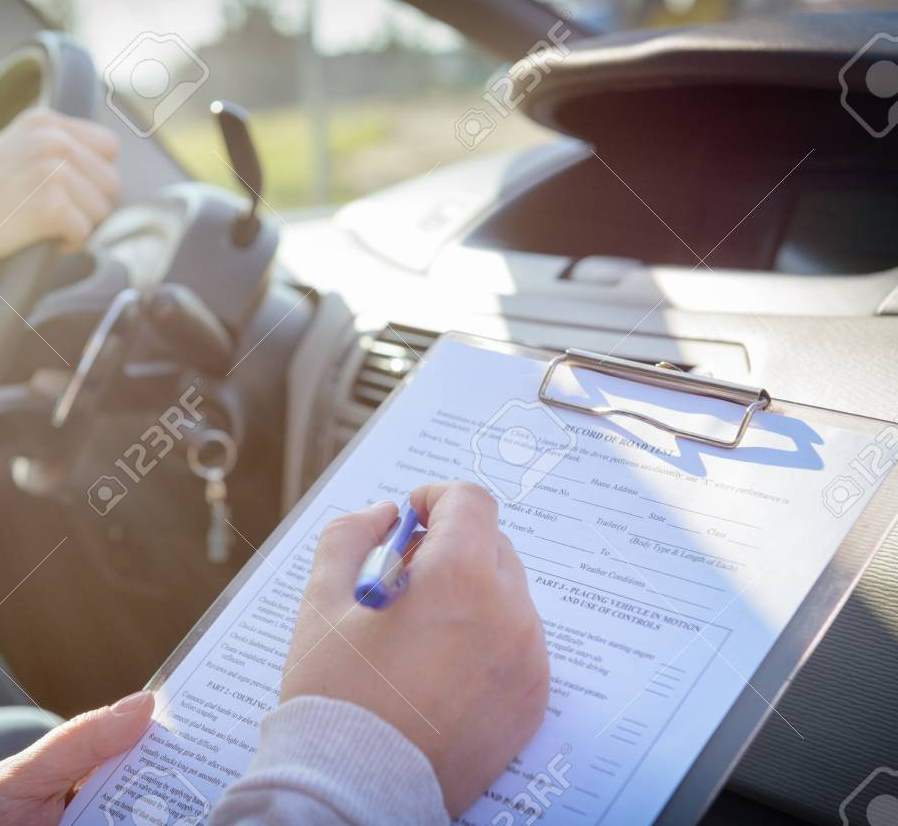 Technician holding a clipboard