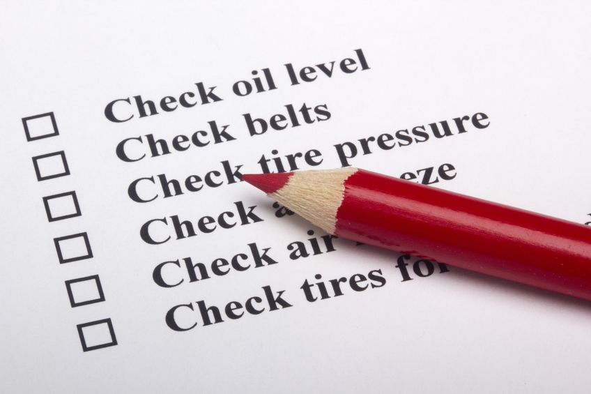 Truck maintenance checklist