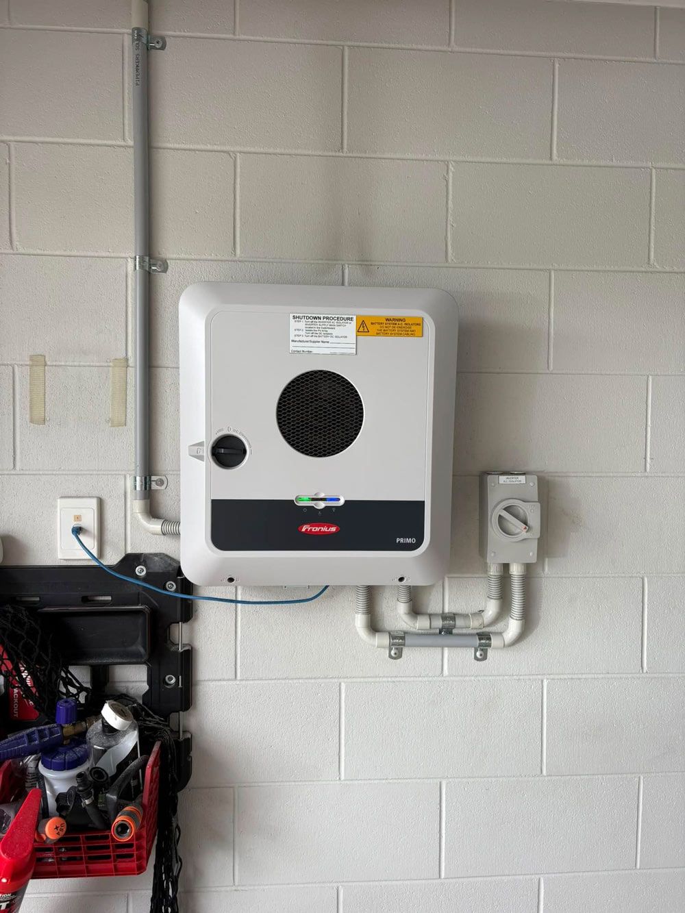 Installed Solar Battery