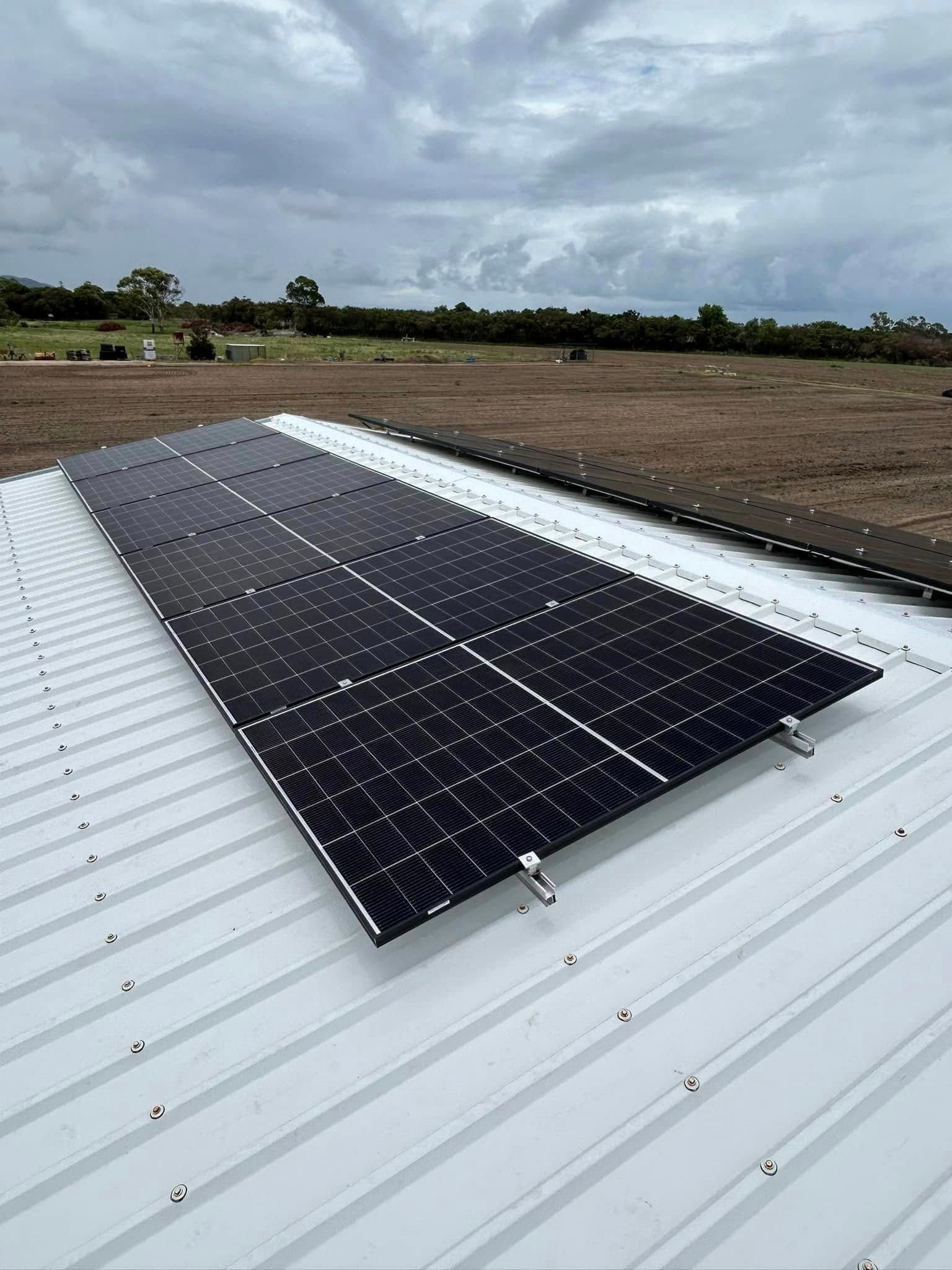 Solar Panels In Townsville Installed On The Roof