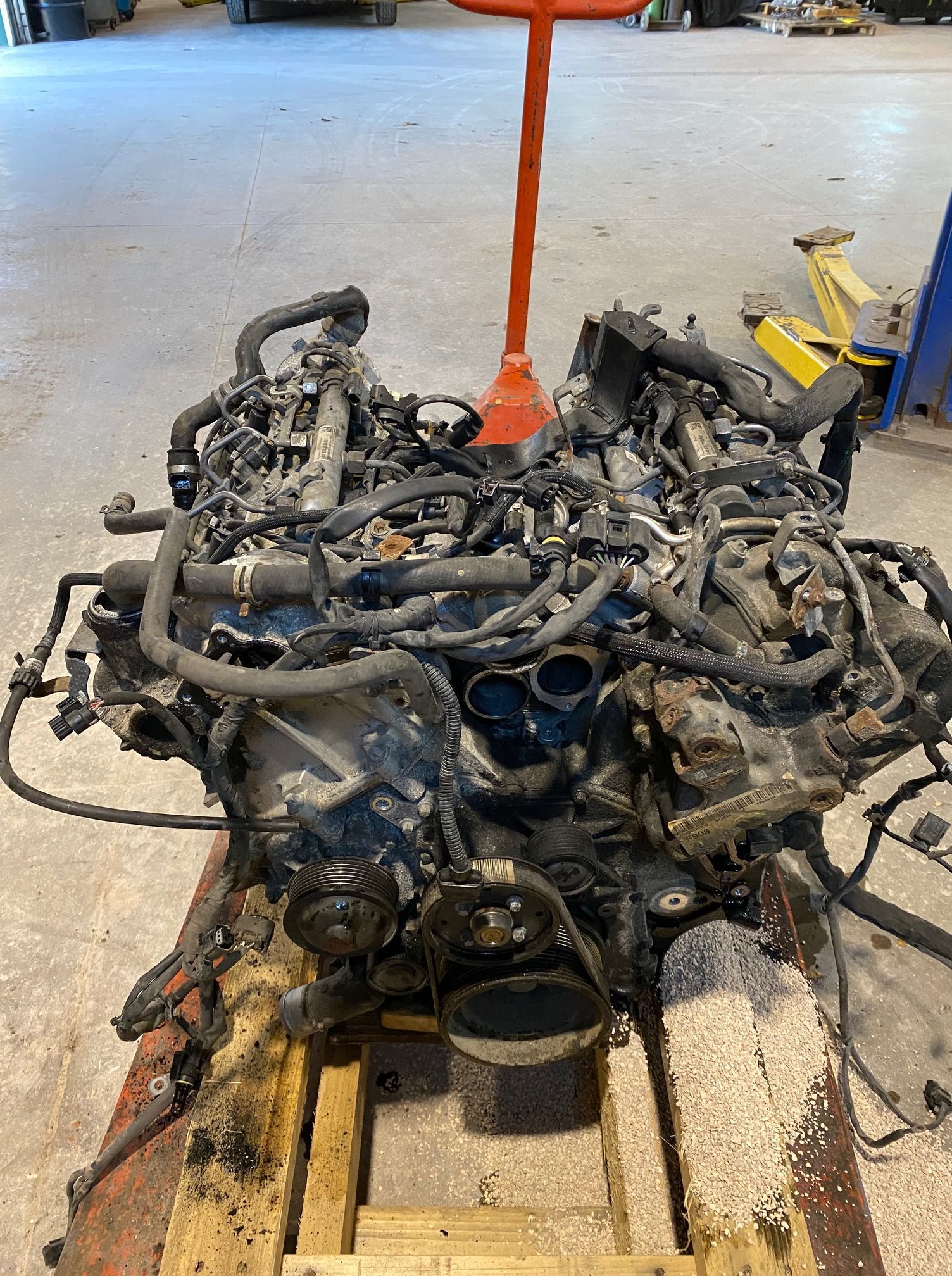 Removed Engine Assembly In Shop During Service Work | Neil's Motors Inc