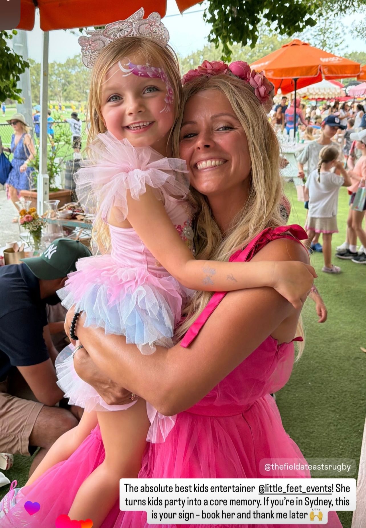 Fairy Party in Sydney including Face Painting, giant bubbles, party games, Superhero Parties