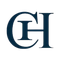 A blue g and h logo on a white background