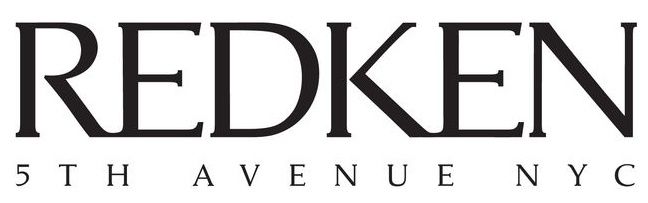 El logotipo de Redken 5th Avenue NYC es en blanco y negro.