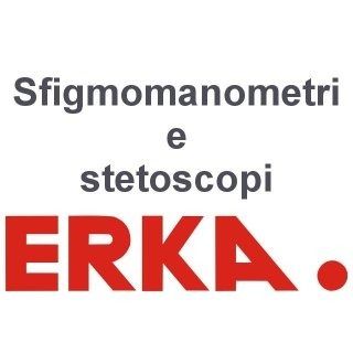 A logo for sfigmomanometri e stetoscopi erka