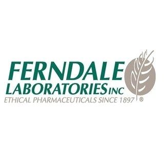 The logo for ferndale laboratories inc. ethical pharmaceuticals since 1897