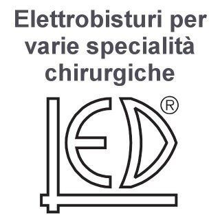 A black and white logo for a company called led.
