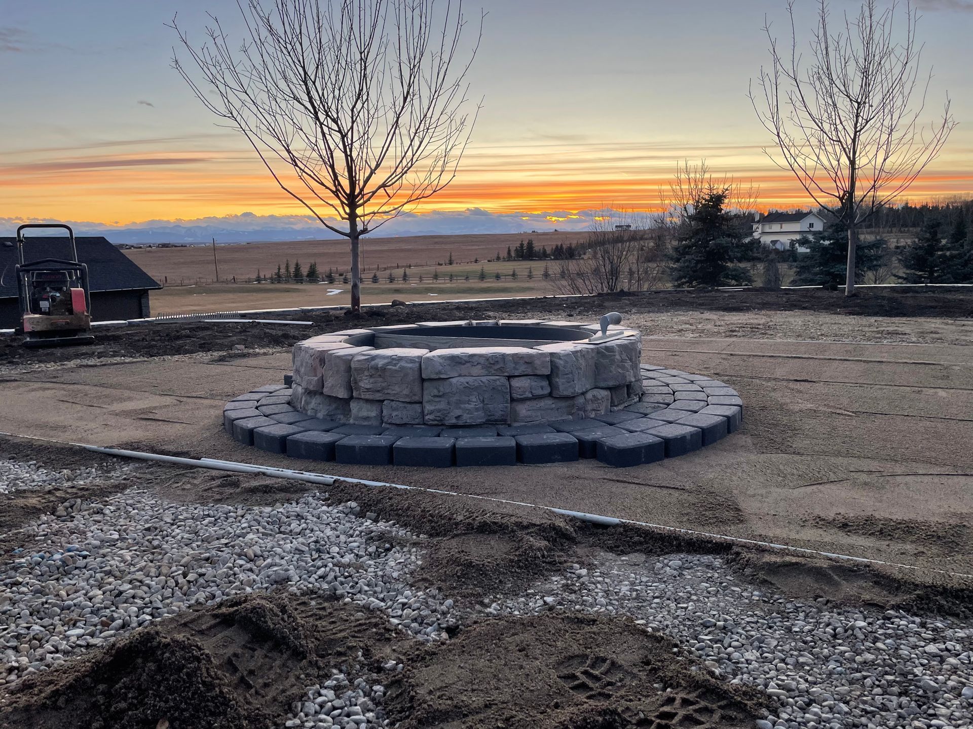 stone fire pit