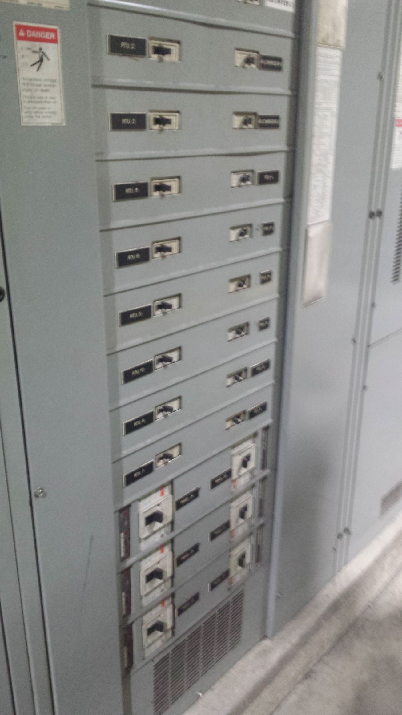 An electrical panel that is ready to install.