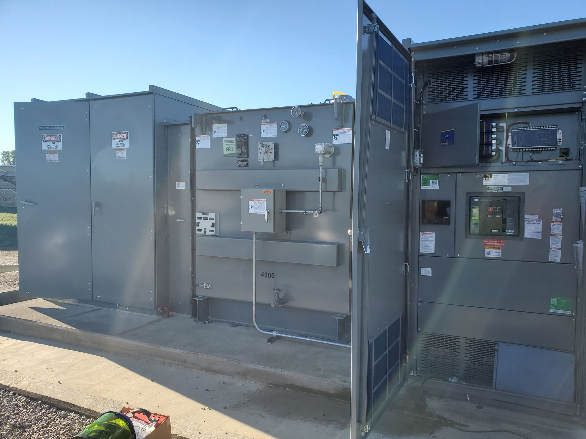 An electrical panel that is ready to install.