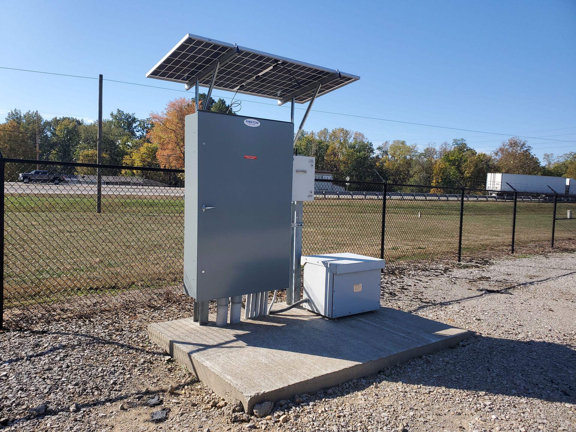 Solar panel box