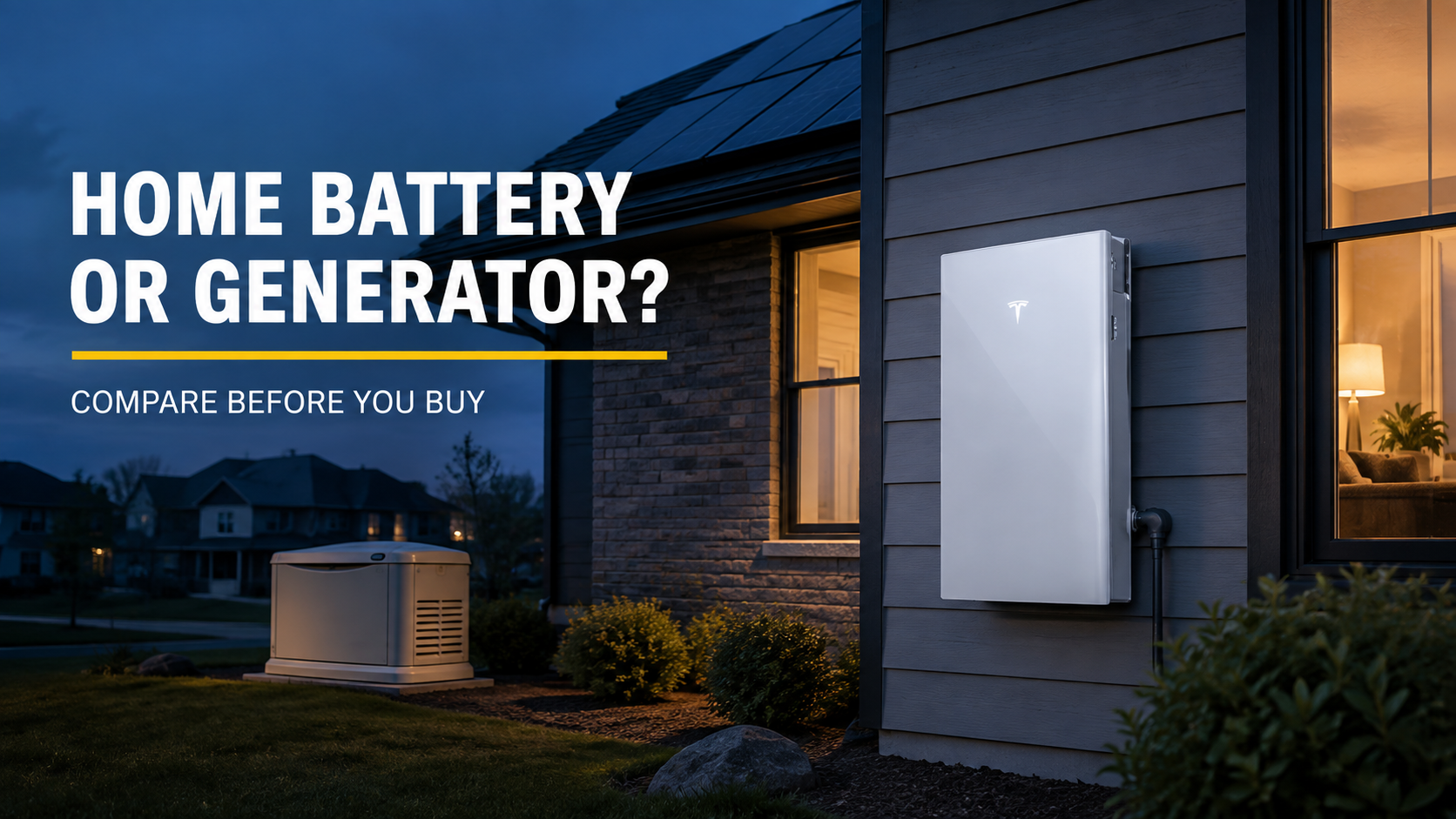 Tesla Power vs a Generator