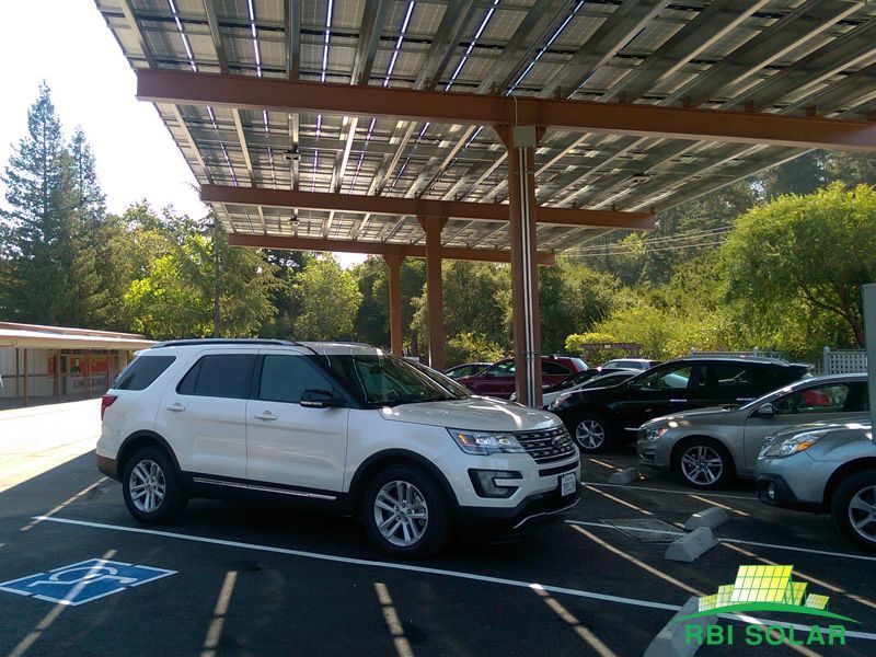 Solar Canopy Viewed in RBI Solar