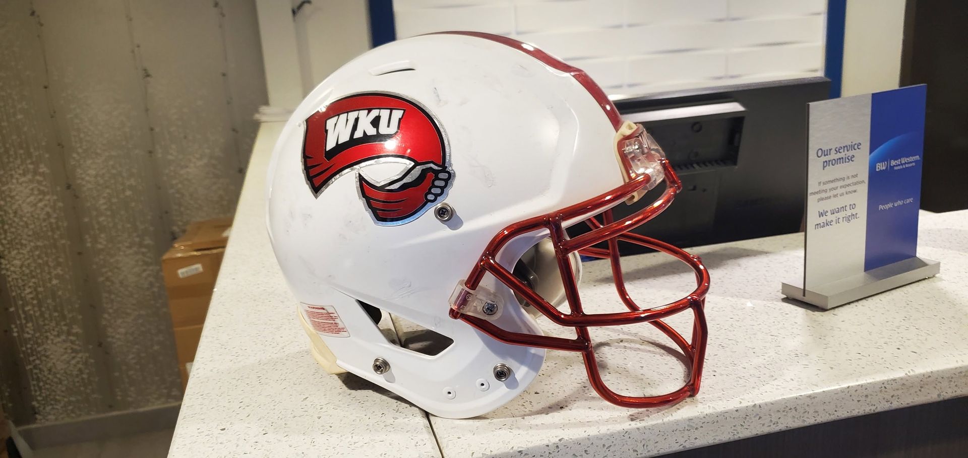 WKU Football Helmet