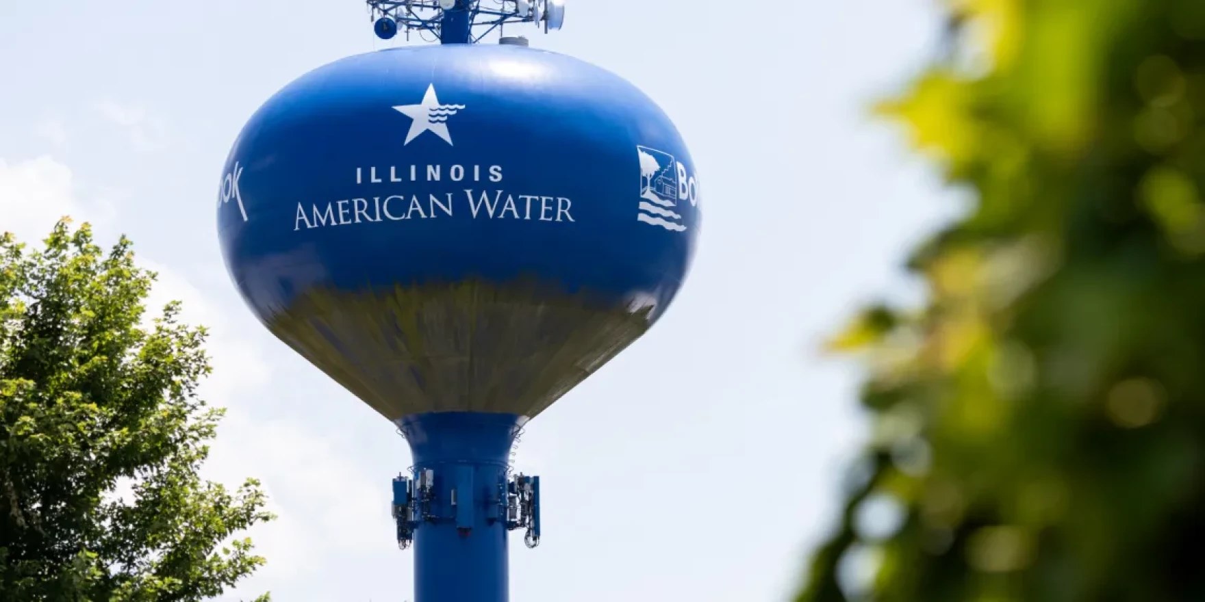 Water tower for the Illinois American Water