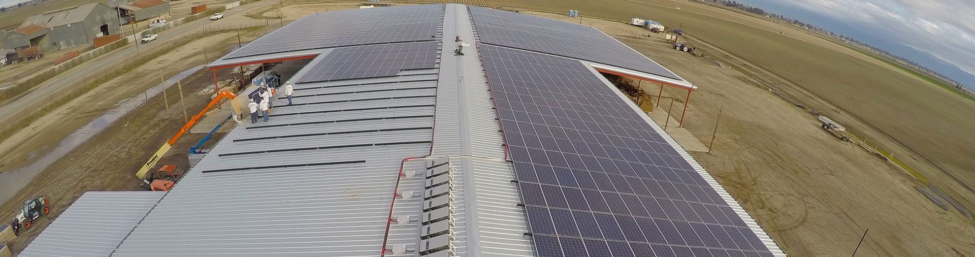 The construction of Vuteq Solar Panels.