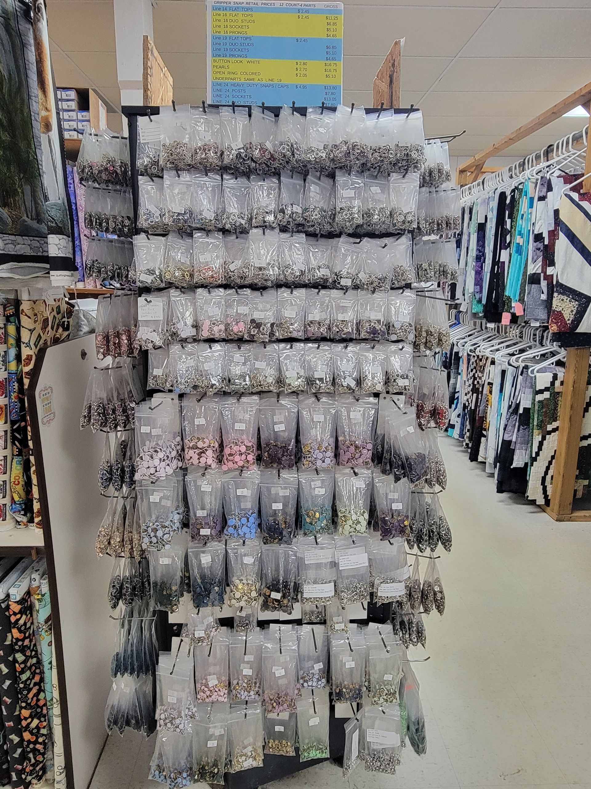 Sewing Notions — New Holland, PA — Cedar Lane Dry Goods and Quilts