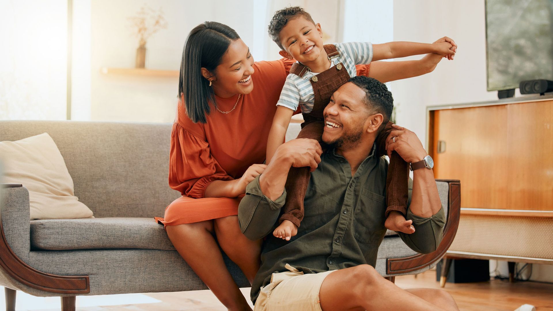 Happy Family At Home — McMinnville, TN — Hoover & Son Insurance Agency