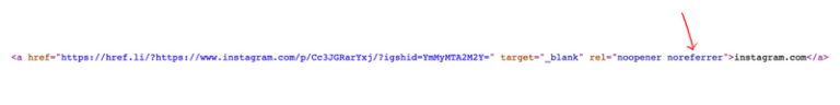 Close-up of a code line with syntax highlighting and a red arrow pointing to a specific section.