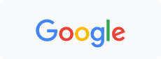 Google logo on a white background