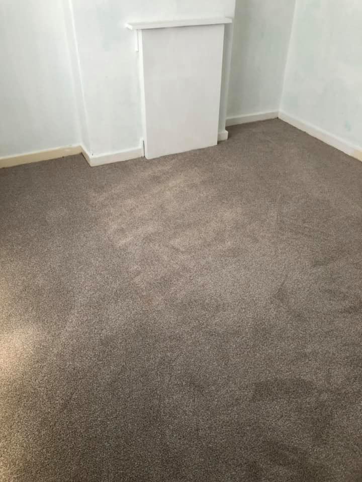 Newly fitted lounge carpet by Derbyshire Flooring Specialists