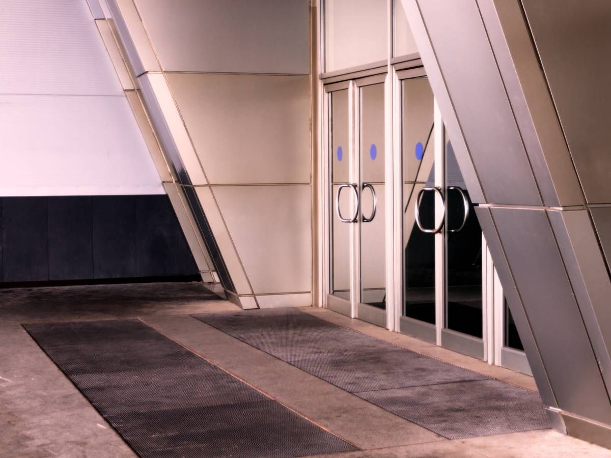 Derbyshire Flooring Specialists integrated door mats for a business in Derby