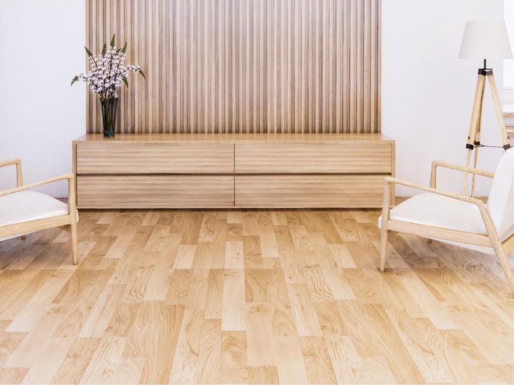 Engineered wood flooring fitted in a Derbyshire property