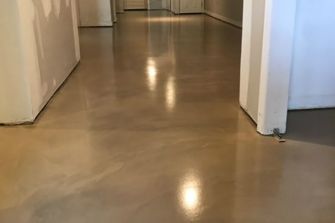 stained floors concrete Melbourne florida