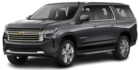Gray Chevrolet Suburban SUV.