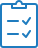 Checklist icon with two completed tasks.