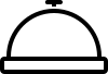 Black outline of a maple leaf.