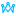 Light blue stylized crown.